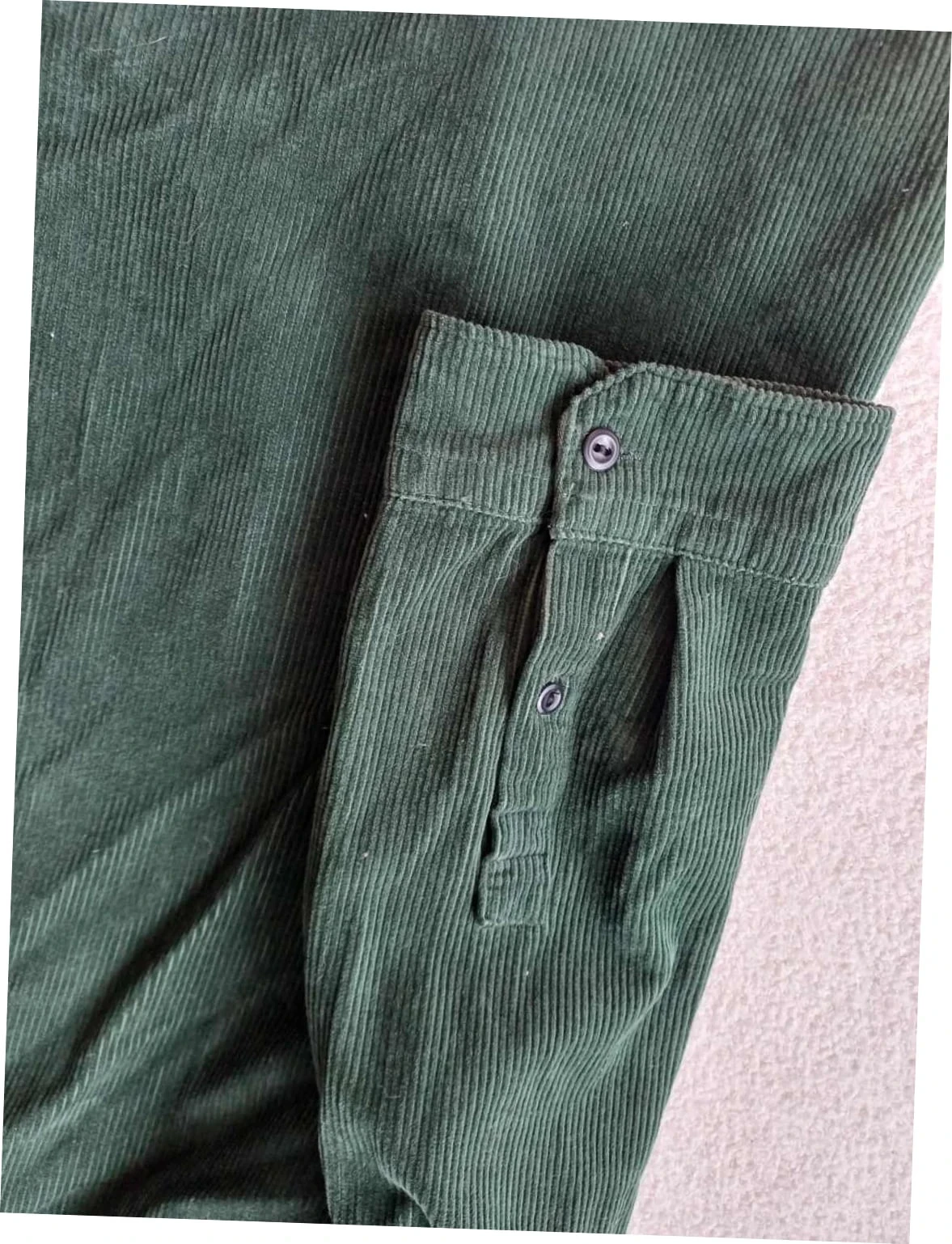 Chemise / Surchemise velours côtelé vert Levi's - Neuf avec étiquette - Taille 5XL – photo 8